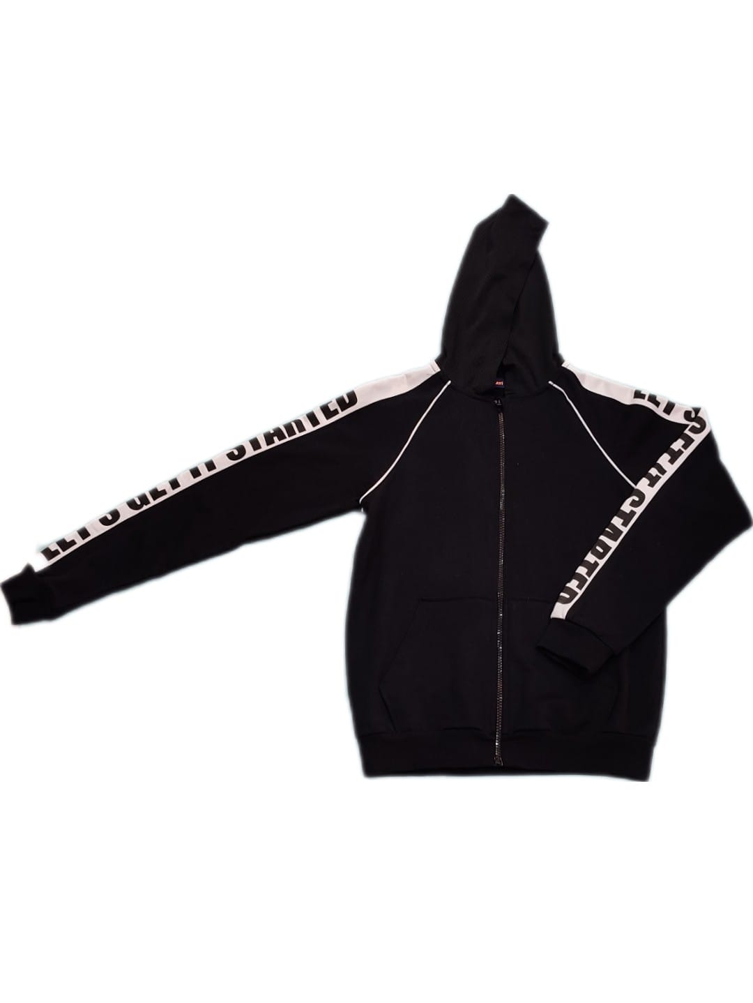 Qara cibli kapişonlu nazik jaket